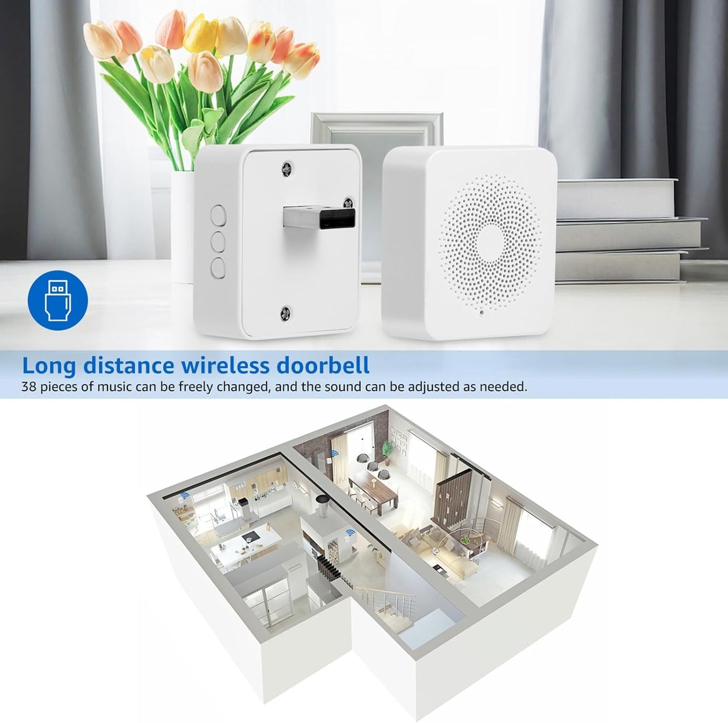 Smart Video Doorbell - جرس باب فيديو ذكي